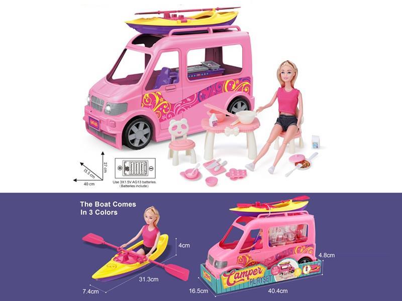 Fashion Doll Camping Play Set