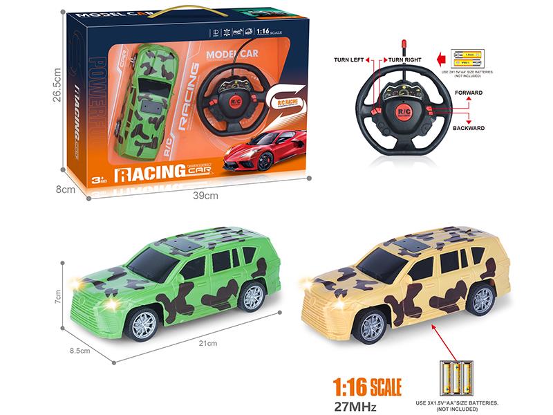 27Mhz 1:16 4-Channel Remote Control Lexus Comouflage Simulation Car With Headlights(Not Included Batteries)