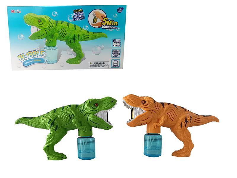 Tyrannosaurus Rex Five Hole Bubble Machine With A Bottle Of 130Ml Water (With Music)