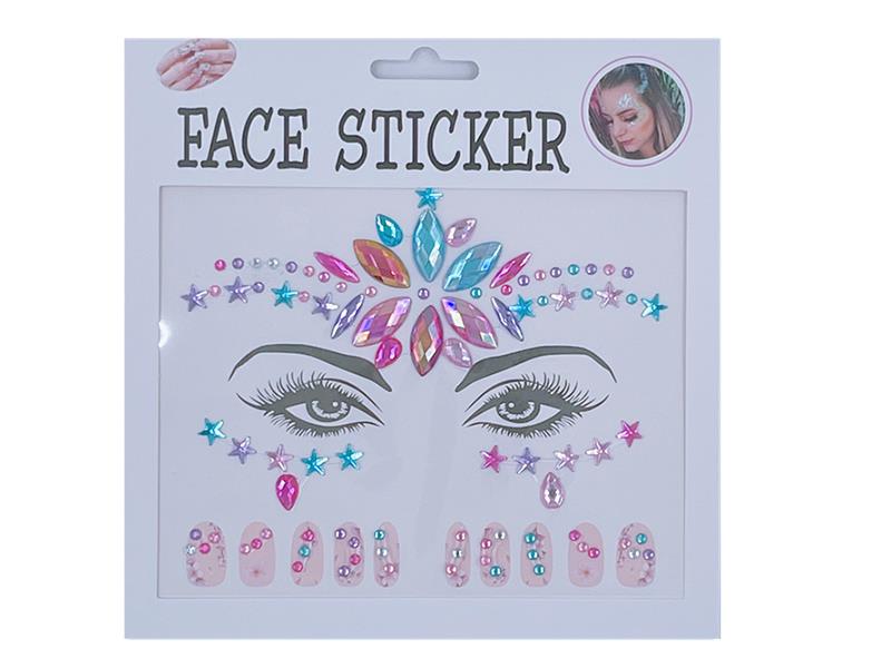 Face Crystal Stickers