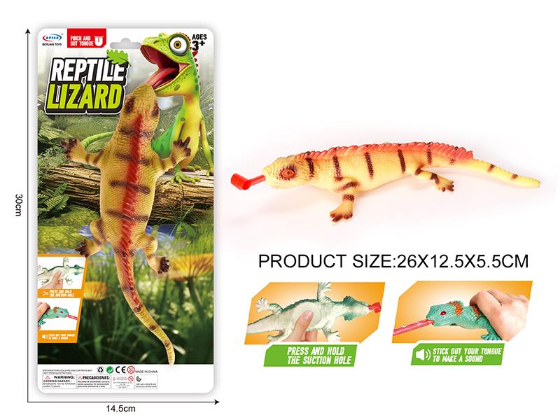 Vinyl Model Calotes Versicolor(Pinch And Out Tongue)