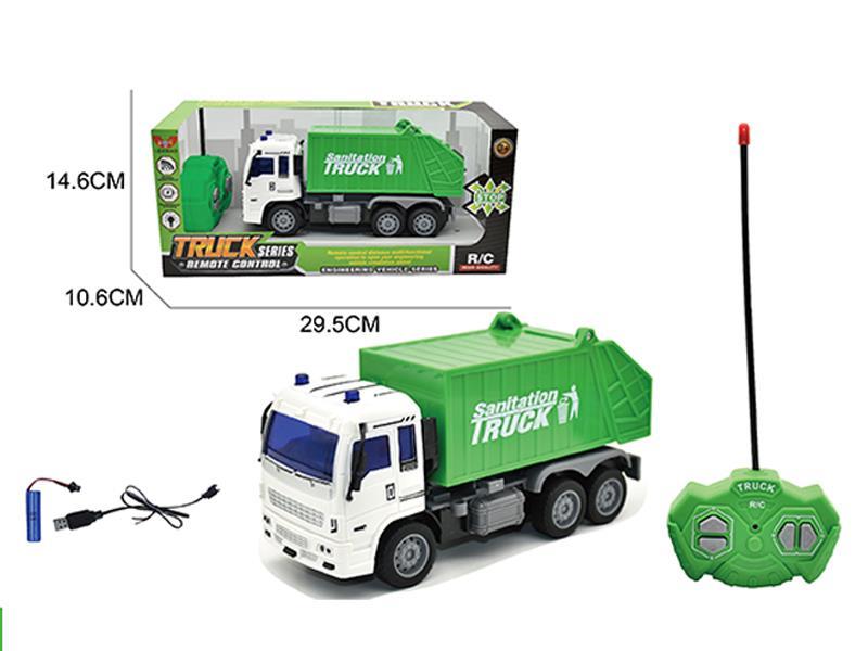 4WD R/C Sanitation Garbage Truck With Light