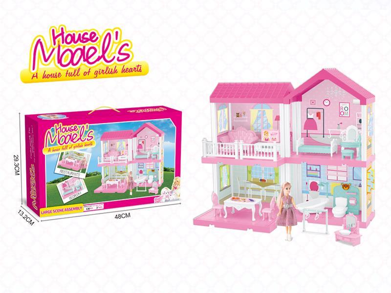 DIY Assembly Villa 113PCS