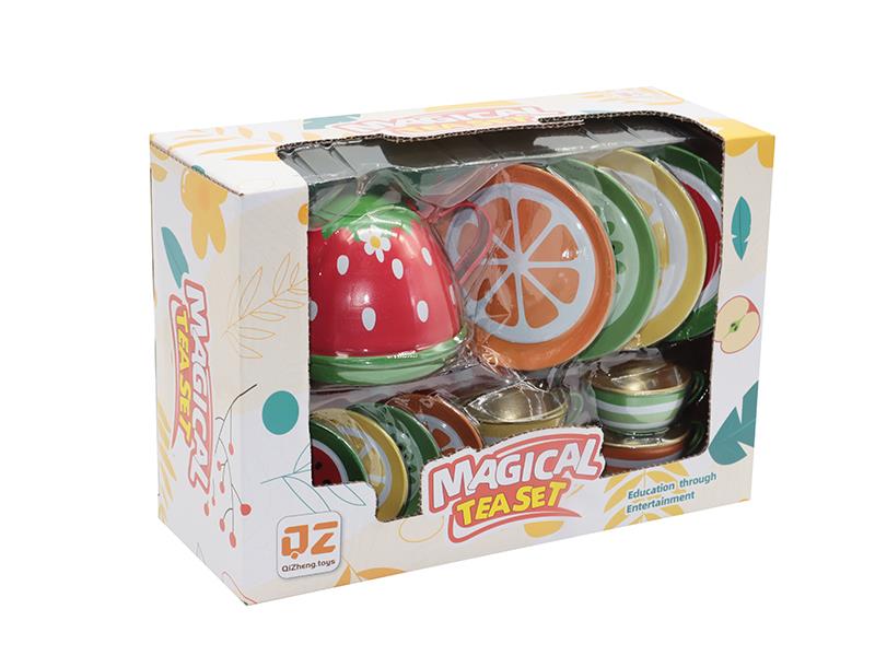 Tinplate Tea Set - Fruit Pattern