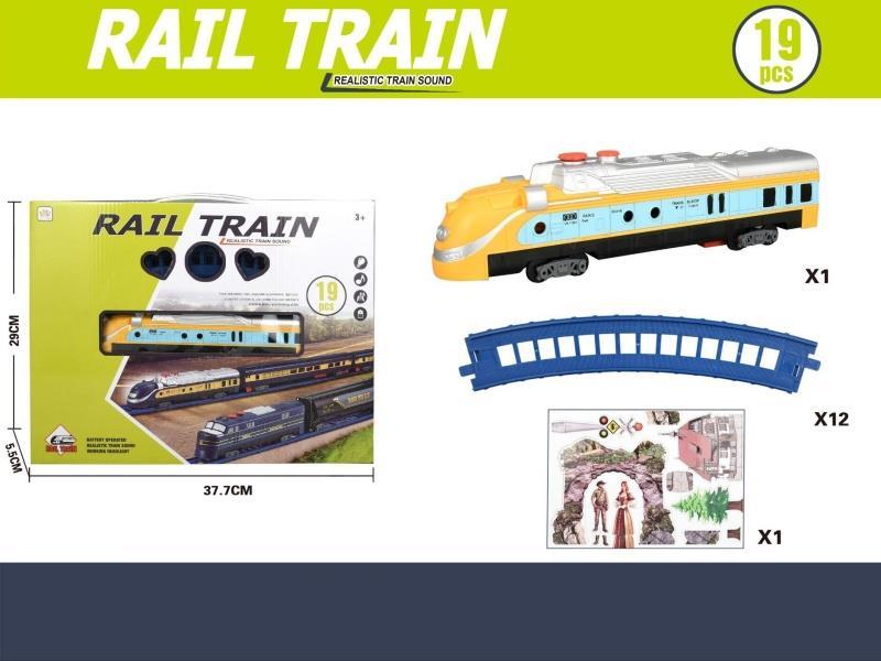 Electric Lighting, Music, Track Train (With Power Included), Lithium Battery With Usb Cable