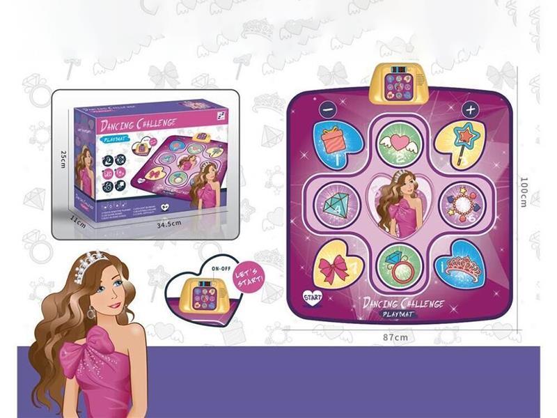 Music Instruments, Music Carpet, Barbie Red And Purple Dance Carpet