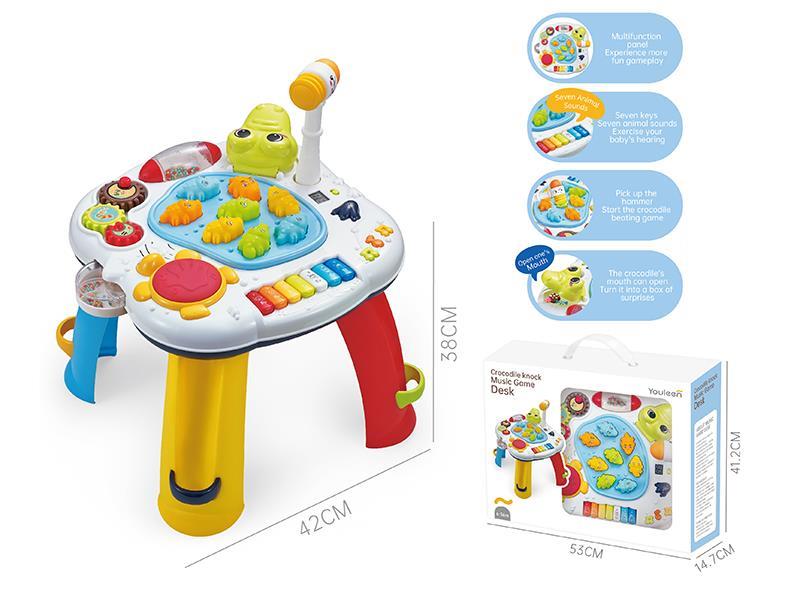 Crocodile Knock On The Music Game Table