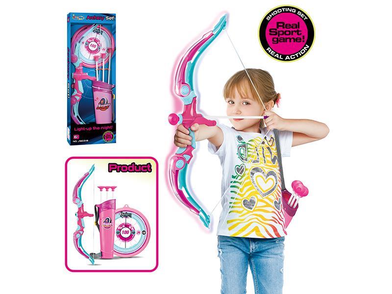 Bow And Arrow With Light