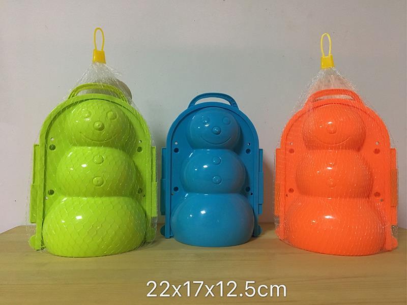 Cartoon Snowman 3D Sand Mold/Snow Mold