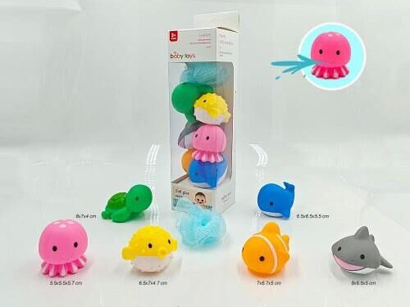 Vinyl Sea Animals Set 6pcs