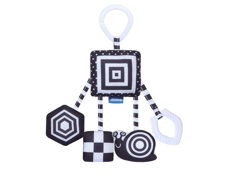 Black And White Hanging Bed Bell - Snail