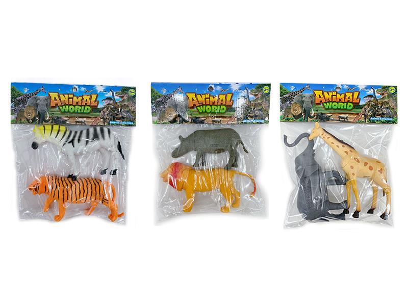 2pcs 8-Inch Wild Animals(Hollow)