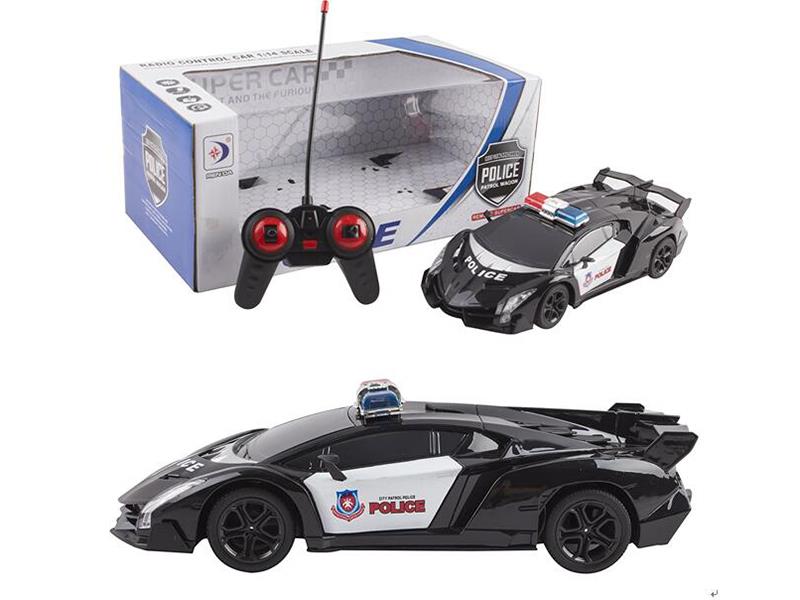 1:24 Remote Control Simulated Police Car With Flash Lights