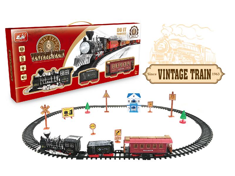 Retro Rail Train(Light + Sound)