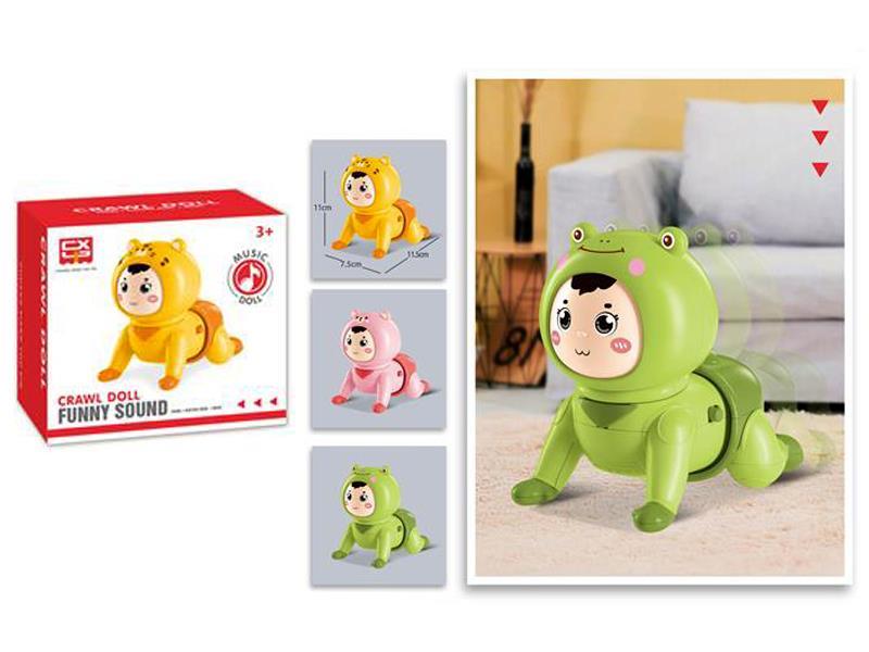 B/O Crawling Doll