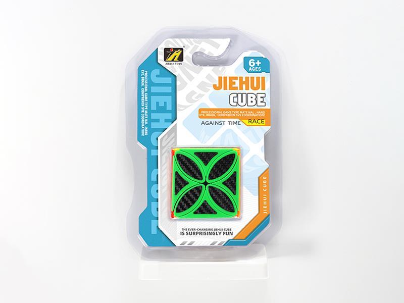 Four Leaf Clover Magic Cube/Black Carbon Fiber