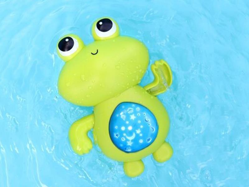 Wind Up Swimming Frog (Projection ,Light)
