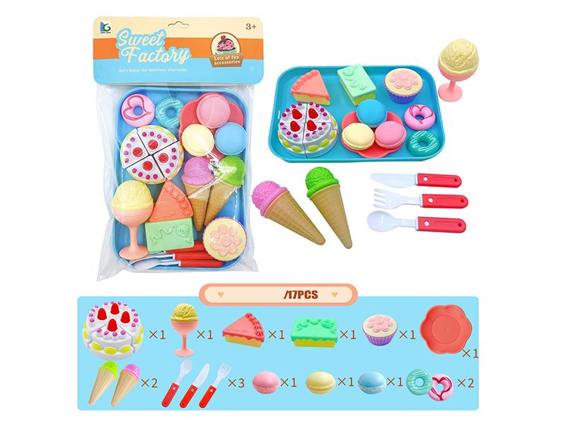 Cake And Dessert Toy Set 17PCS