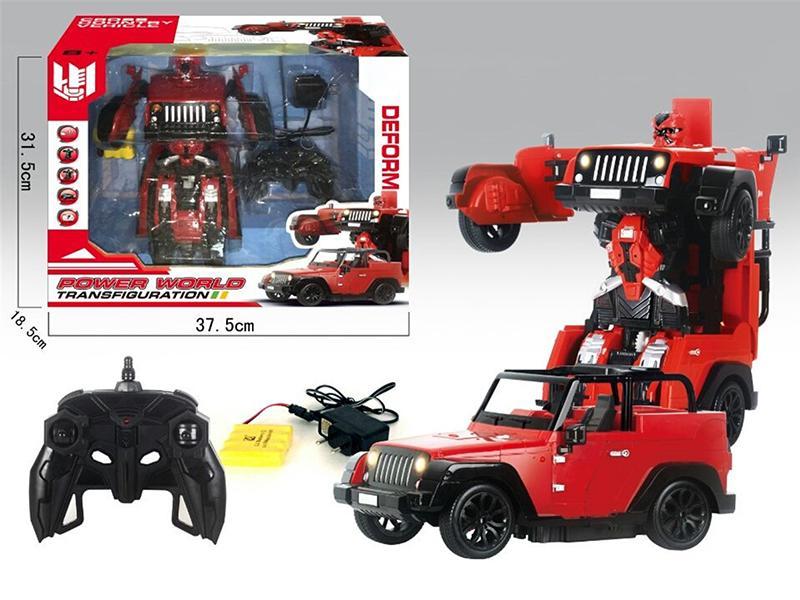 R/C Simulation Jeep With One Key Deformation