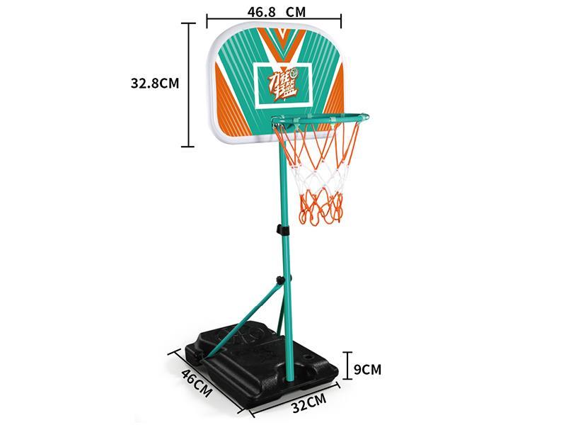 2m Basketball Stand(Iron Hoop,Quadrate Base)