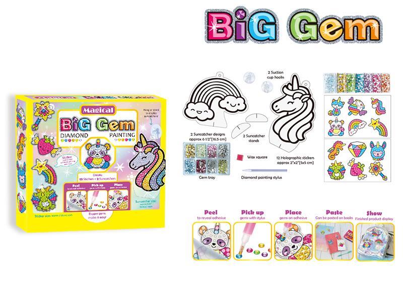 Diamond Sticker Big Gem-Magical