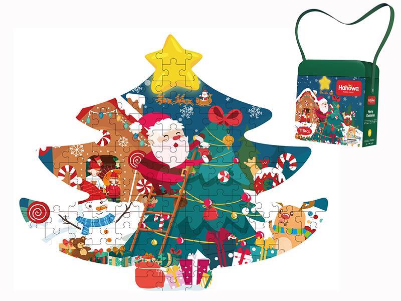 Merry Christmas 115pcs Paper Puzzle