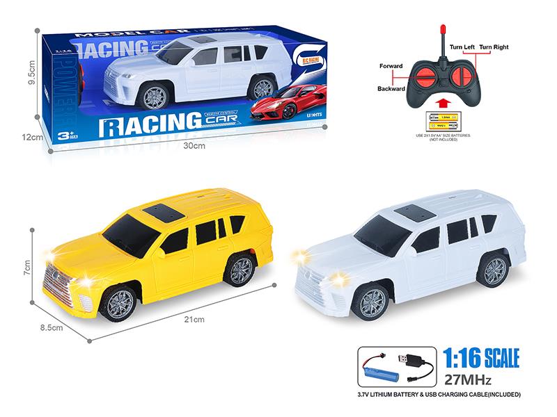 27Mhz 1:16 4-Channel Remote Control Lexus Simulation Car With Headlights(Included Batteries)