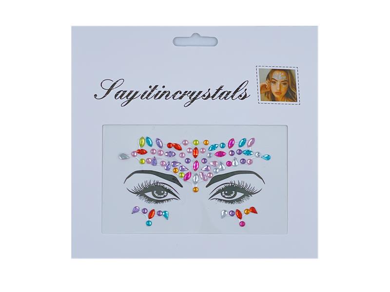 Face Crystal Stickers