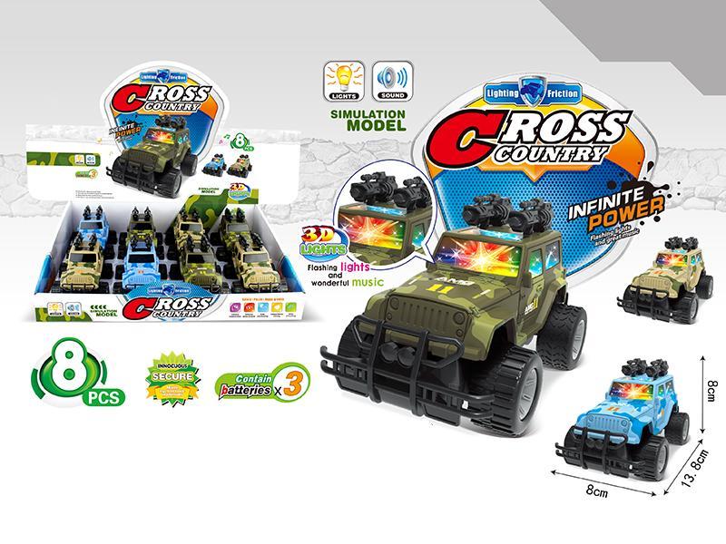 Friction  Cross-Country Car With Flash