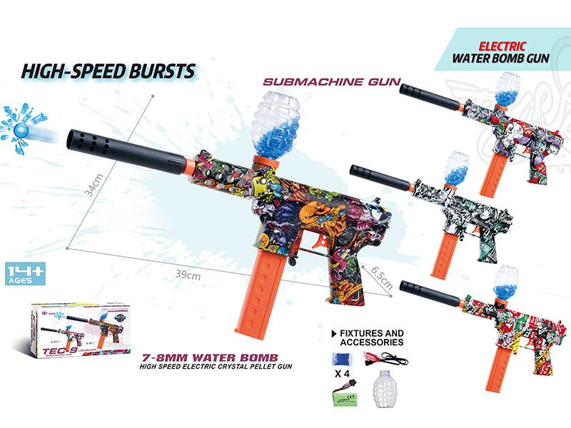 TEC-9 Electric Continuous Shot Water Bullet Gun