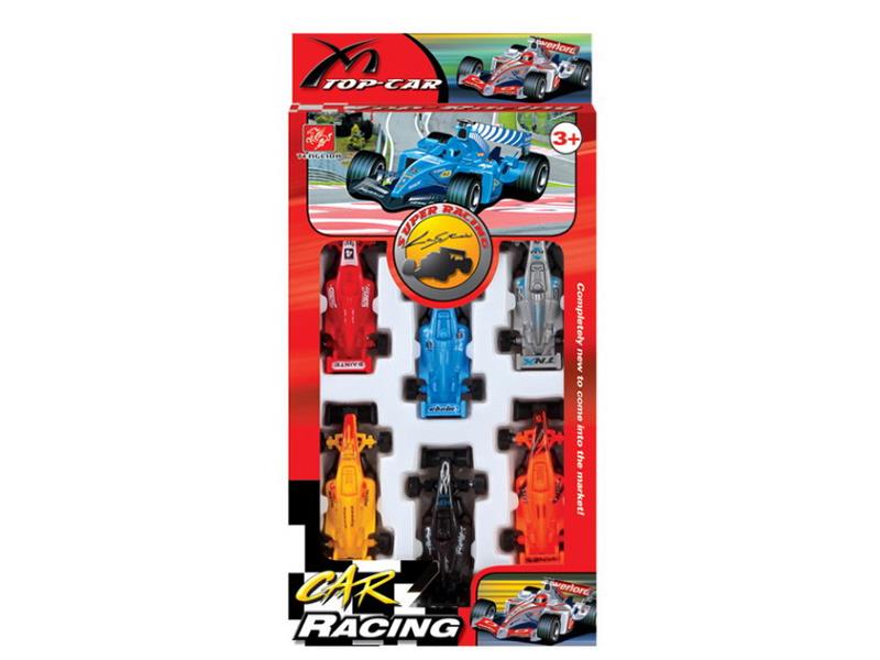 Free Wheel F1 Racing Car 6pcs