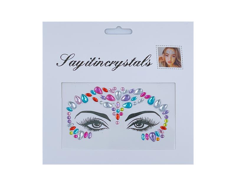 Face Crystal Stickers