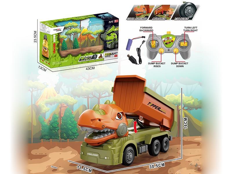 1:14 R/C Dinosaur Dump Truck
