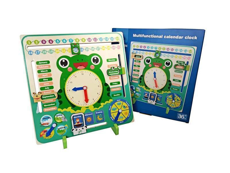 Wooden Multi-Function Clock