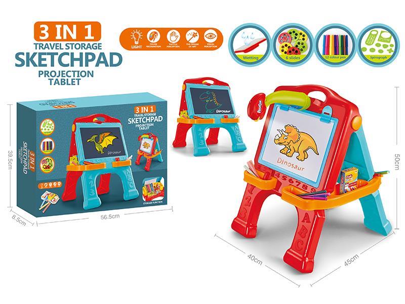 3 In 1 Travel Storage Projection Drawing Board