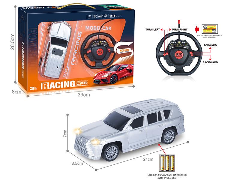 27Mhz 1:16 4-Channel Remote Control Lexus Spray-Painted Simulation Car With Headlights(Not Included Batteries)