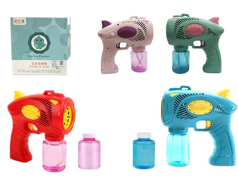 Space Shark Five-Hole Bubble Gun With 130ml Bubble Water(Without Light And Music)
