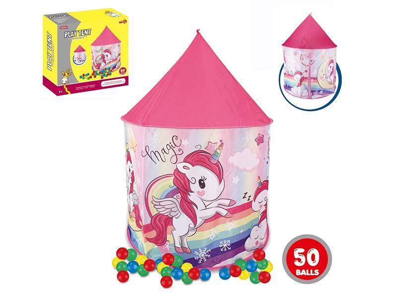 Kids Tent With 50 Ocean Balls