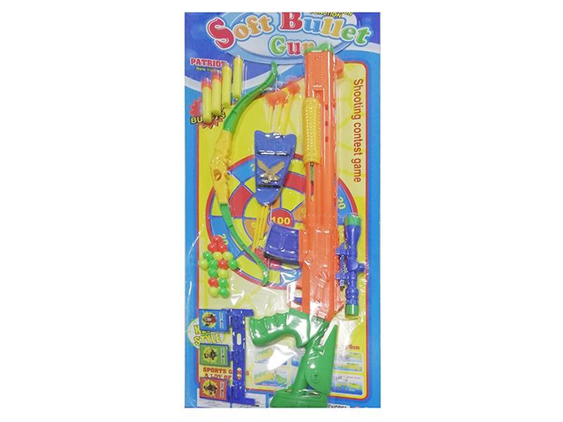 Repeated Soft Ammunition Gun+Shotgun