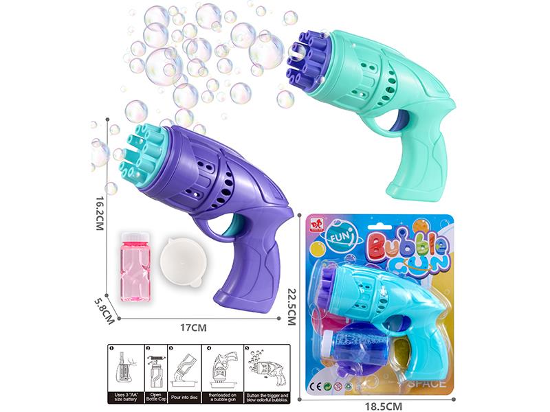 10 Holes Electric Bubble Gun