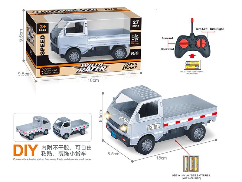 27MHz 4-Channel Remote Control Spray-Painted Transport Vehicle With Headlight(Not Included Batteries)