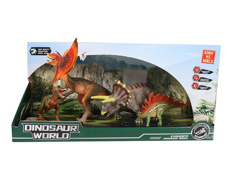 10" And 6" Dinosaur Model Set
