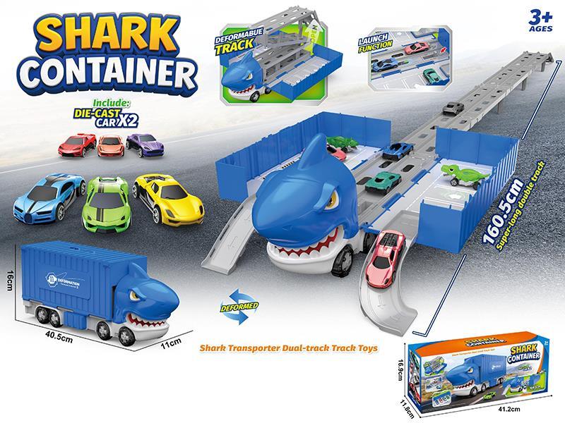 Shark Transporter Dual-Track Track Toys
