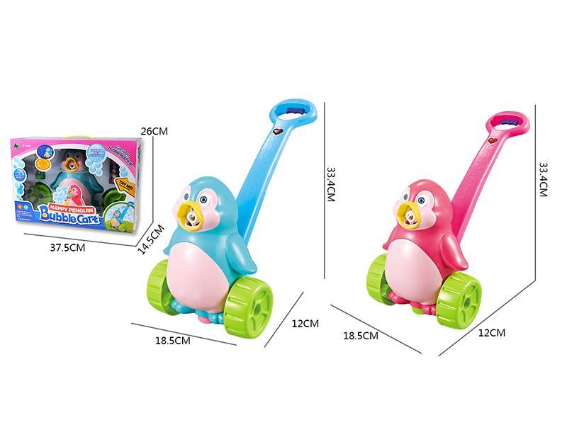 Hand Push Penguin Bubble Machine