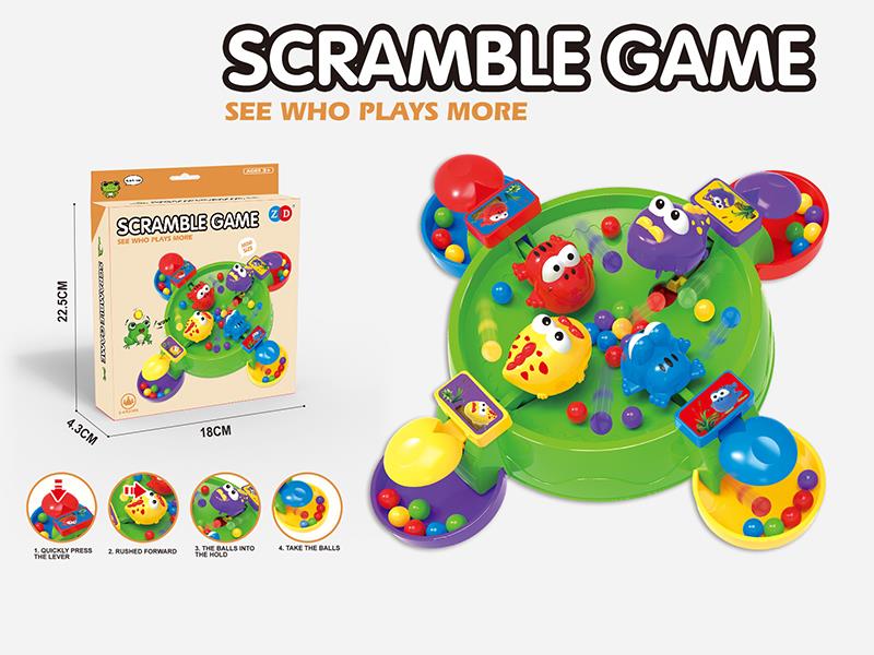 Frog Eating Beads 4-Players Game