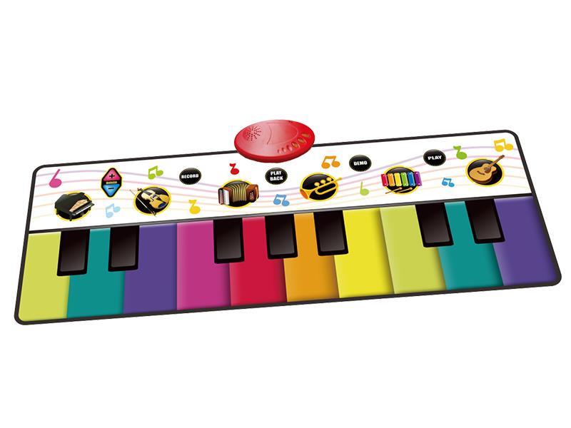 17 Key Rainbow Piano Play Mat