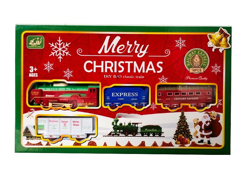 Christmas B/O Rail Train(With Lights)