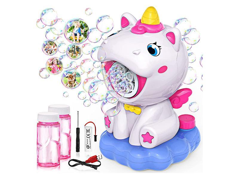 5 Hole Cloud Unicorn Bubble Machine
