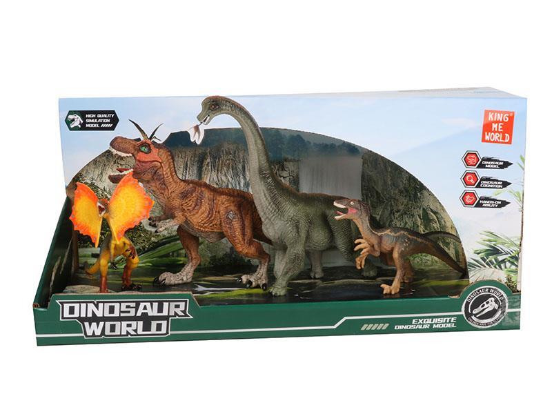 10" And 6" Dinosaur Model Set