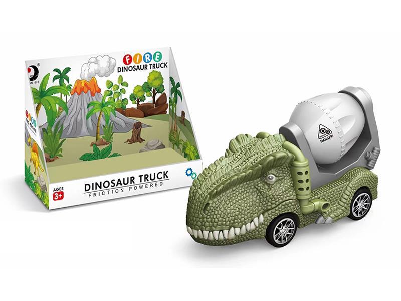 Friction Dinosaur Car Toy Set